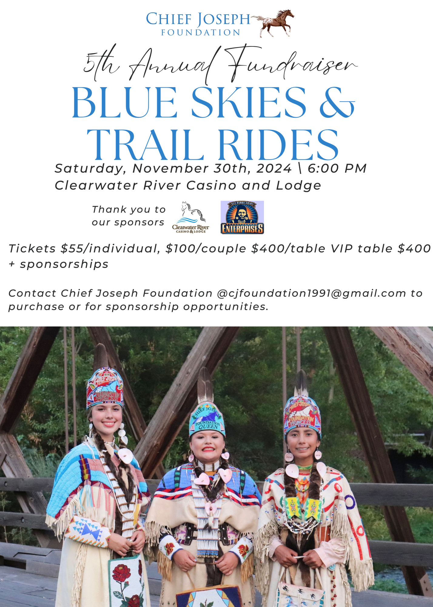 Couple Tickets - Blue Skies & Trail Rides