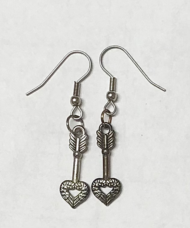 Heart Arrow Earrings