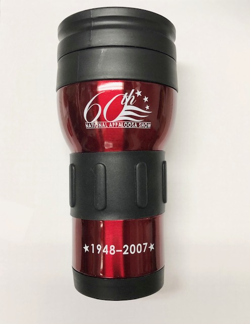 Appaloosa Horse Club Travel Mug Red