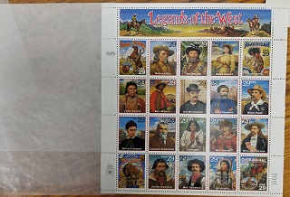 Legends of the West Stamps