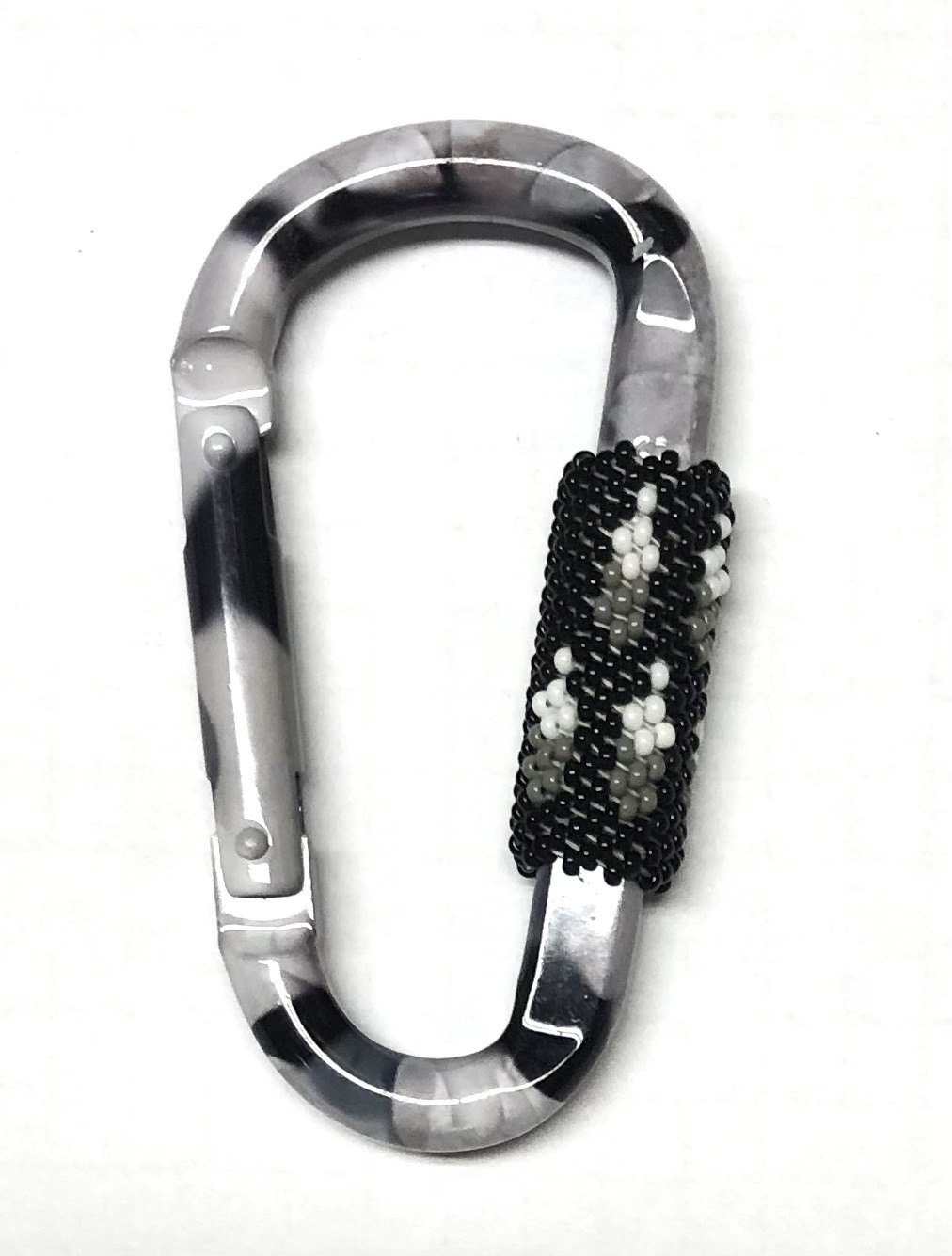 Beaded Carabiner