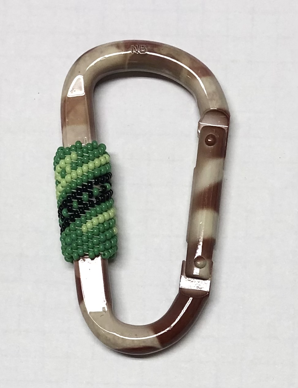 Beaded Carabiner