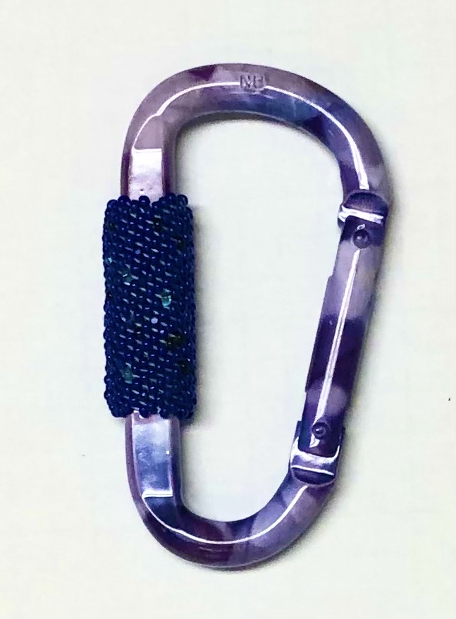 Beaded Carabiner