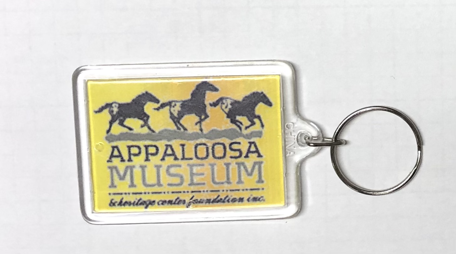 Appaloosa Museum Keychain Yellow
